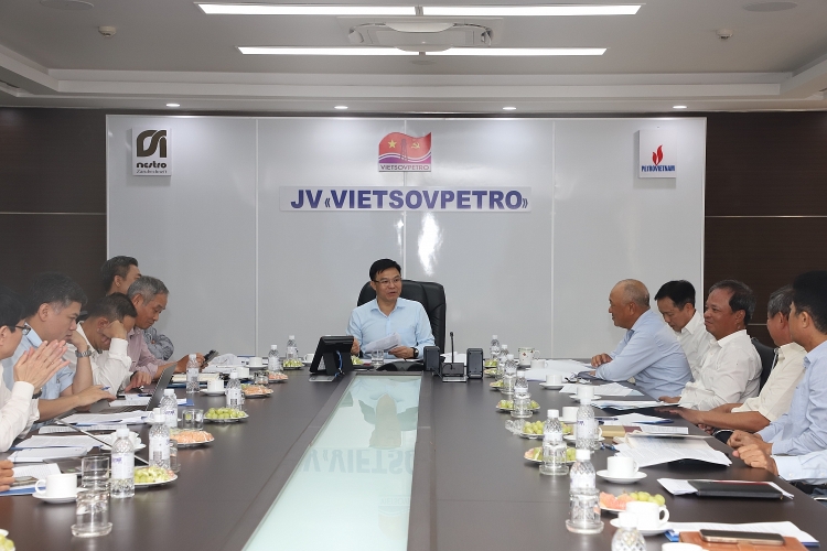 Tổng Giám đốc Petrovietnam Lê Mạnh Hùng: Vietsovpetro cần tiếp tục giữ vững mục tiêu về gia tăng trữ lượng và sản lượng