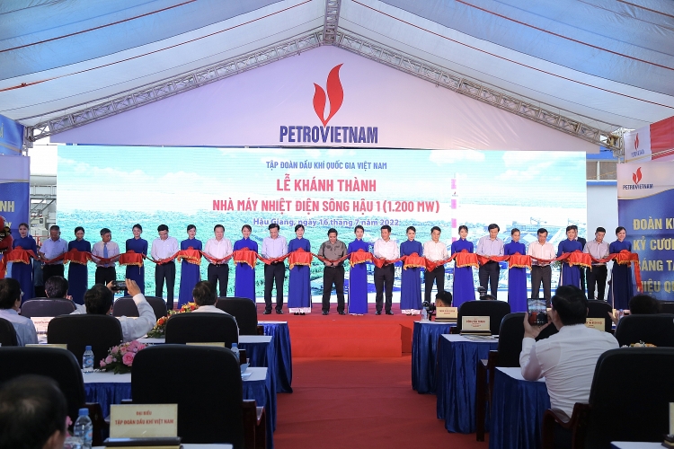 Petrovietnam long trọng tổ chức Lễ khánh thành Nhà máy Nhiệt điện Sông Hậu 1 Petrovietnam long trọng tổ chức Lễ khánh thành Nhà máy Nhiệt điện Sông Hậu 1