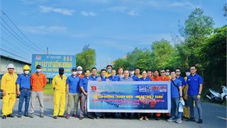 Tuổi trẻ Dầu khí với “Tuyến đường Thanh niên – Ngày Thứ bảy xanh”