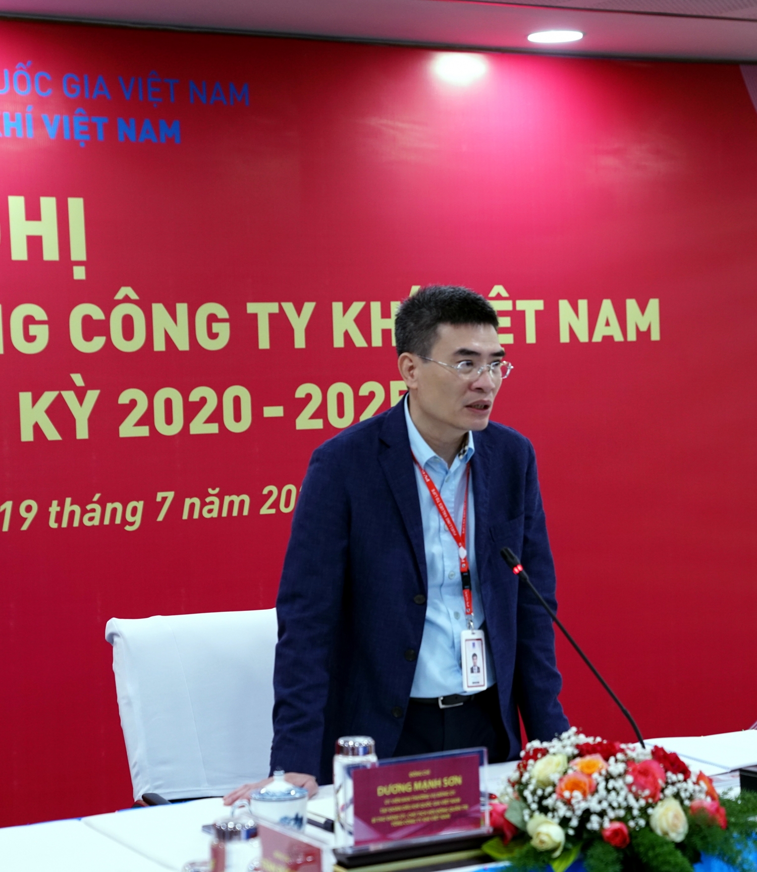 ồng chí Dương Mạnh Sơn, ủy viên Ban Thường vụ Đảng ủy Petrovietnam, Bí thư Đảng ủy, Chủ tịch HĐQT PV GAS trủ chì Hội nghị BCH Đảng bộ lần thứ XII - nhiệm kỳ 2020 – 2025.