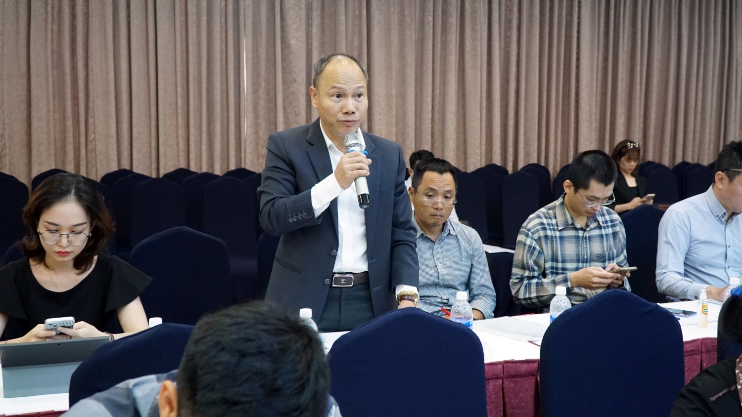 Ông Đỗ Ngọc Thanh - Phó Tổng Giám đốc Công ty TNHH Dầu khí Việt Nhật (JVPC)