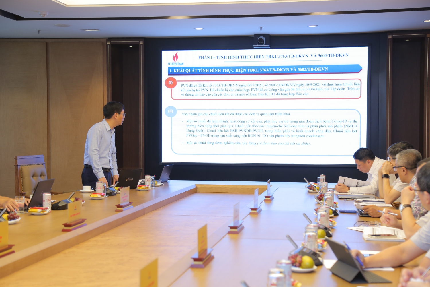 Thực hiện chuỗi liên kết là nét đổi mới trong công tác quản trị chung của Tập đoàn Thực hiện chuỗi liên kết là nét đổi mới trong công tác quản trị chung của Tập đoàn