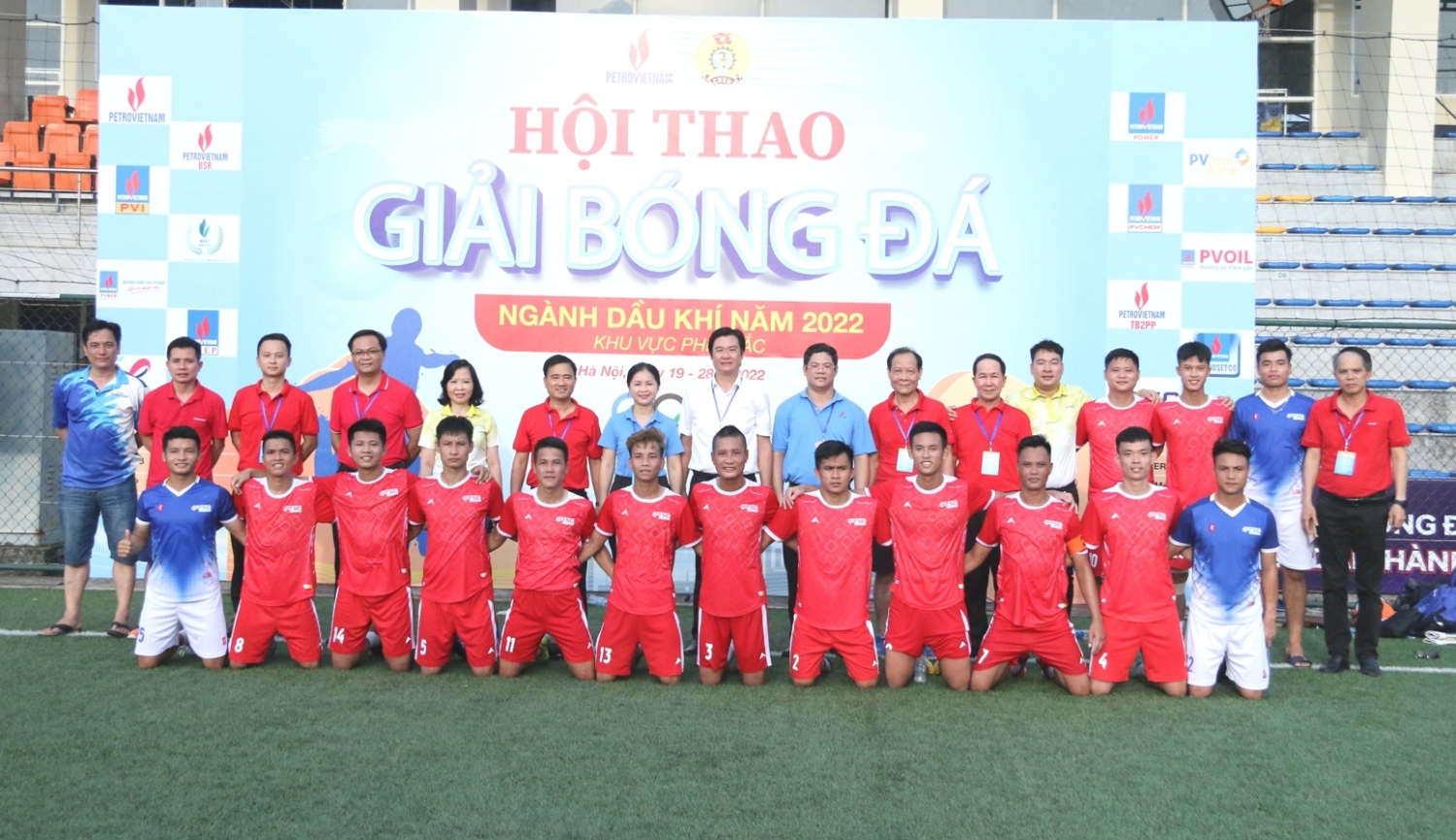 Đội bóng đá nam PTSC vô địch Hội thao ngành Dầu khí khu vực phía Bắc năm 2022 Đội bóng đá nam PTSC vô địch Hội thao ngành Dầu khí khu vực phía Bắc năm 2022