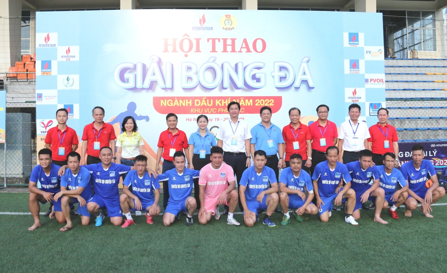 Đội bóng đá nam PTSC vô địch Hội thao ngành Dầu khí khu vực phía Bắc năm 2022 Đội bóng đá nam PTSC vô địch Hội thao ngành Dầu khí khu vực phía Bắc năm 2022
