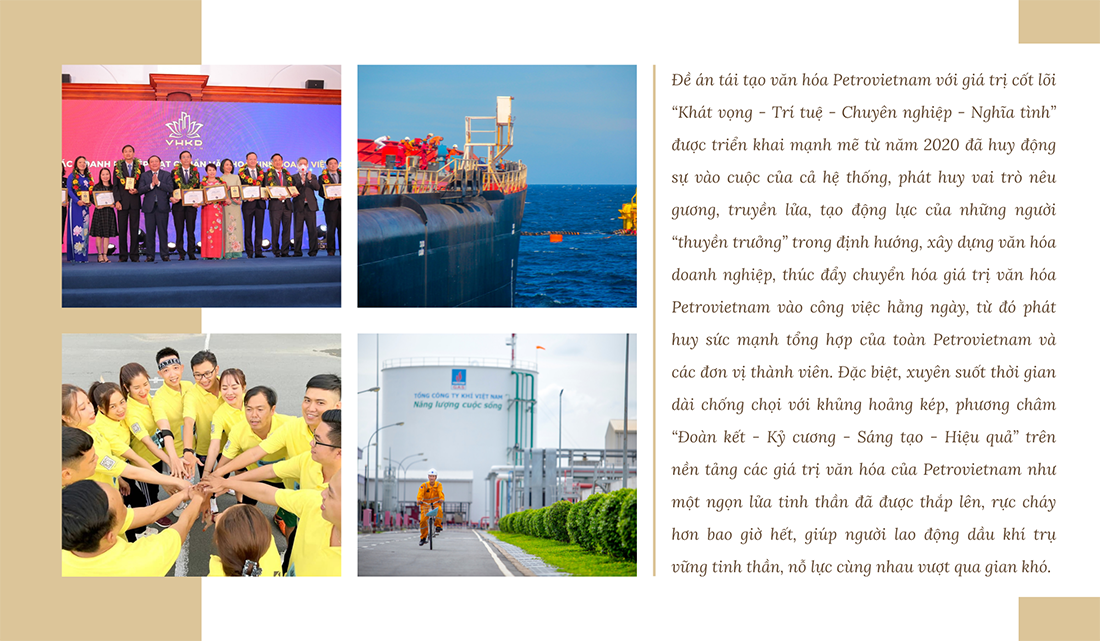 Văn hóa Petrovietnam: Tiếp thêm ngọn lửa tự hào, tình yêu, khát vọng Văn hóa Petrovietnam: Tiếp thêm ngọn lửa tự hào, tình yêu, khát vọng