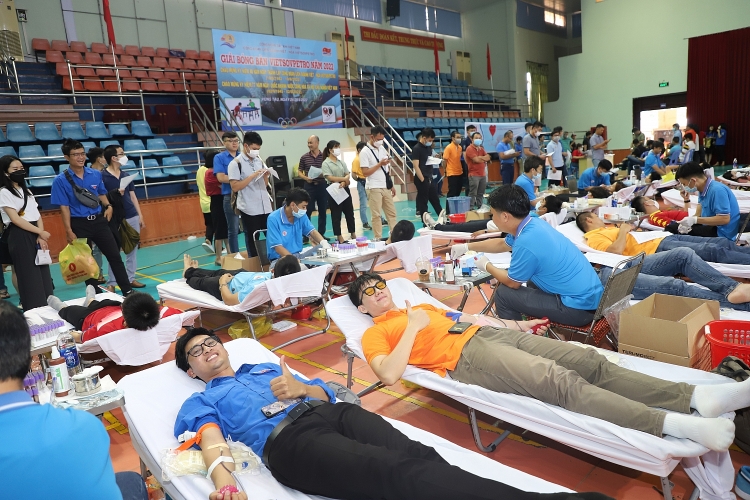 Cụm phối hợp hoạt động BR-VT: Ngày hội hiến máu “Kết nối dòng máu Việt: Cụm phối hợp hoạt động Bà Rịa - Vũng Tàu: Ngày hội hiến máu “Kết nối dòng máu Việt
