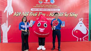 Hiến máu nhân đạo “Kết nối trái tim - Kết nối sự sống” tại cà Mau