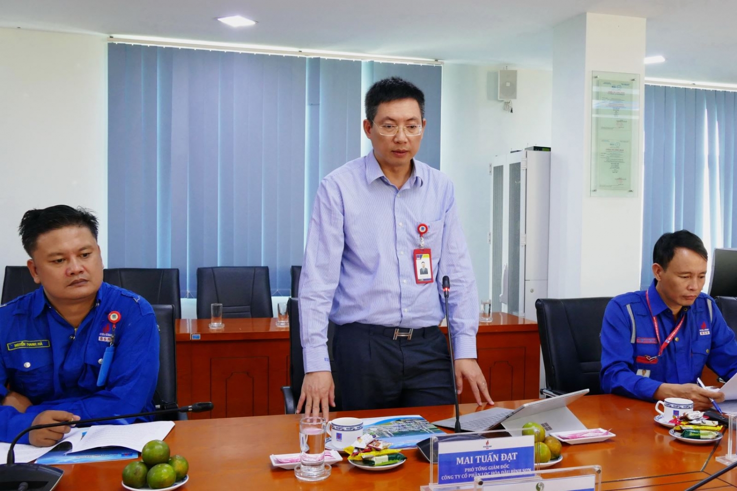 Tổ Giám sát môi trường, Bộ TN&MT làm việc tại NMLD Dung Quất Tổ Giám sát môi trường, Bộ TN&MT làm việc tại NMLD Dung Quất