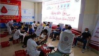 Đoàn Thanh niên BSR và cụm hoạt động dầu khí khu vực miền Trung tổ chức hiến máu tình nguyện năm 2022