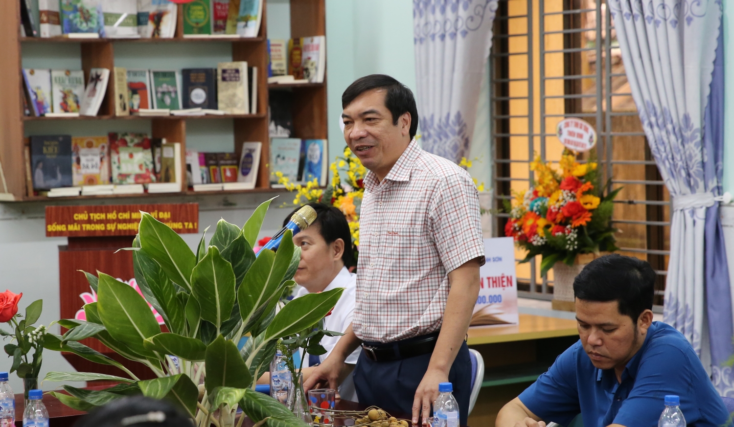 Khánh thành và bàn giao thư viện xanh Trường THCS Hành Tín Tây do BSR tài trợ