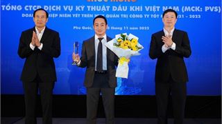 PTSC đạt Top 10 Doanh nghiệp niêm yết quản trị Công ty tốt 2021 - 2022