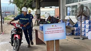 Những "giọt nước nghĩa tình" trên công trường dự án NĐDK Thái Bình 2