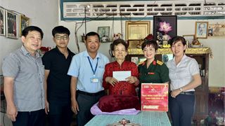 Công đoàn, Hội CCB, ĐTN Ban QLDA Sông Hậu 1 tổ chức các hoạt động đền ơn đáp nghĩa