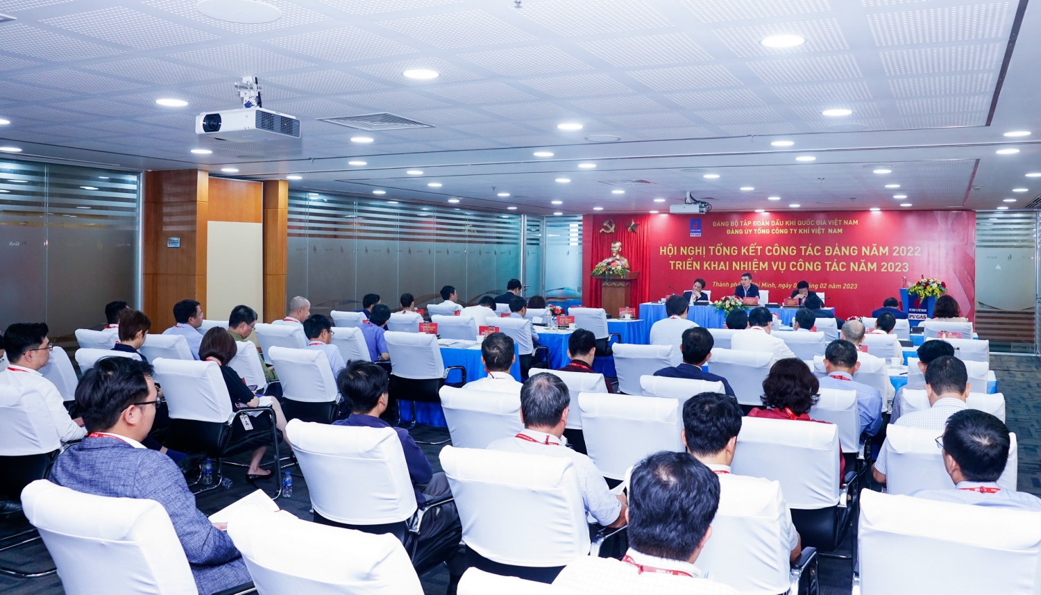 Hội nghị tổng kết công tác Đảng PV GAS năm 2022, triển khai phương hướng, nhiệm vụ công tác năm 2023 diễn ra với tinh thần trách nhiệm, dân chủ và nhất trí cao Hội nghị tổng kết công tác Đảng PV GAS năm 2022, triển khai phương hướng, nhiệm vụ công tác năm 2023 diễn ra với tinh thần trách nhiệm, dân chủ và nhất trí cao