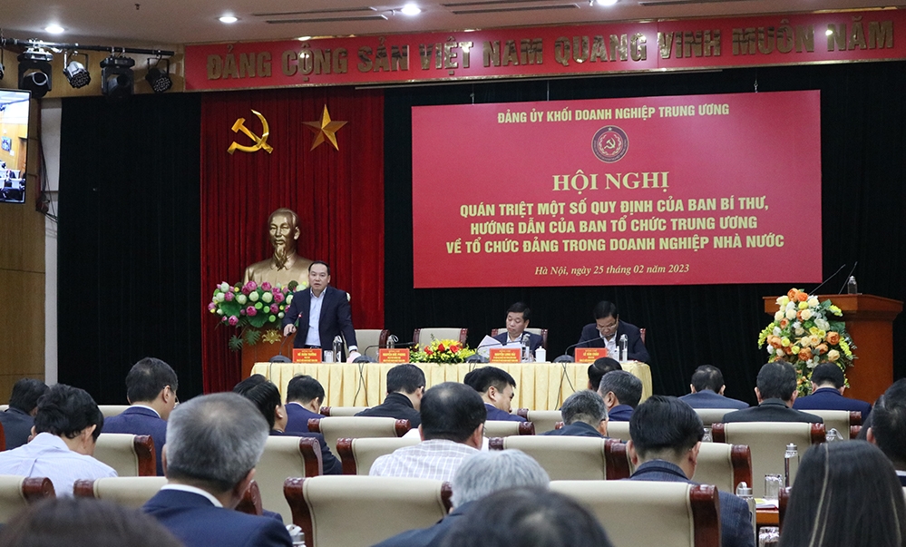 Hội nghị quán triệt triển khai một số quy định, hướng dẫn của Trung ương về tổ chức đảng trong doanh nghiệp nhà nước Hội nghị quán triệt triển khai một số quy định, hướng dẫn của Trung ương về tổ chức đảng trong doanh nghiệp nhà nước