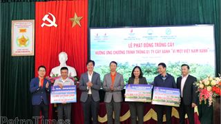 PVEP tài trợ 50.000 cây xanh rừng phòng hộ ven biển cho tỉnh Thái Bình