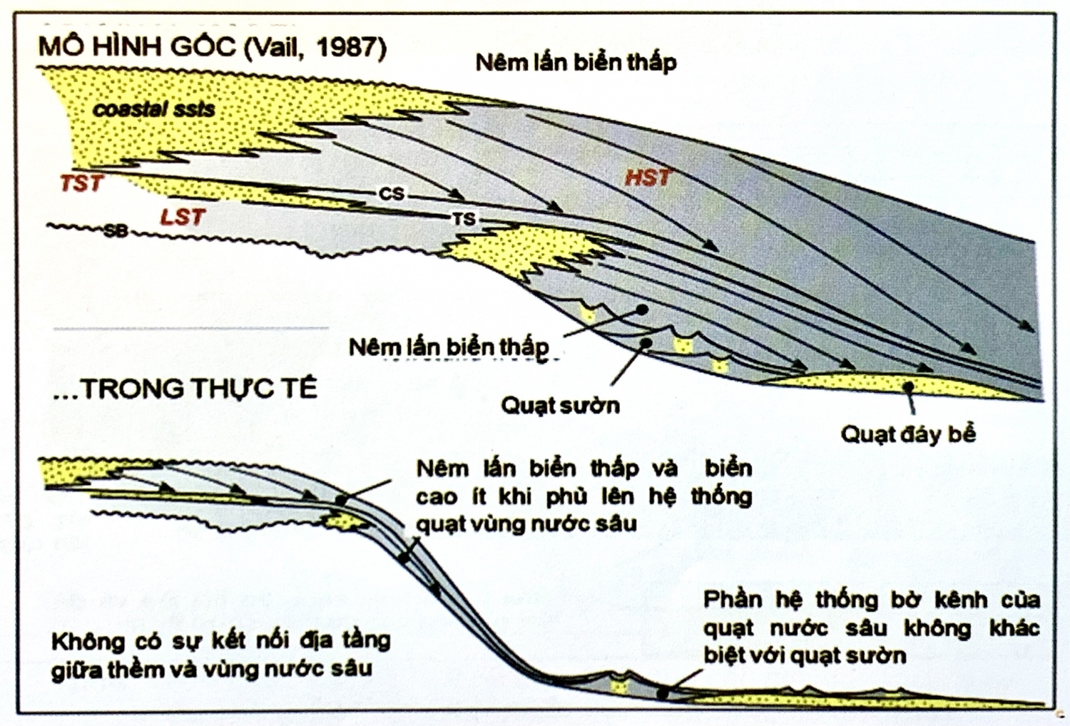 Địa tầng phân tập vùng biển nước sâu Địa tầng phân tập vùng biển nước sâu