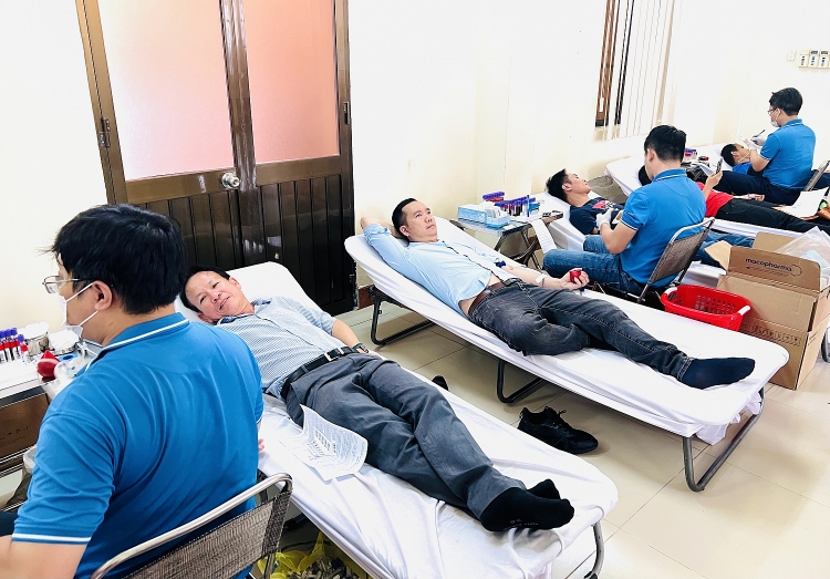 Công đoàn Vietsovpetro tham gia chương trình hiến máu tình nguyện tại Bà Rịa - Vũng Tàu