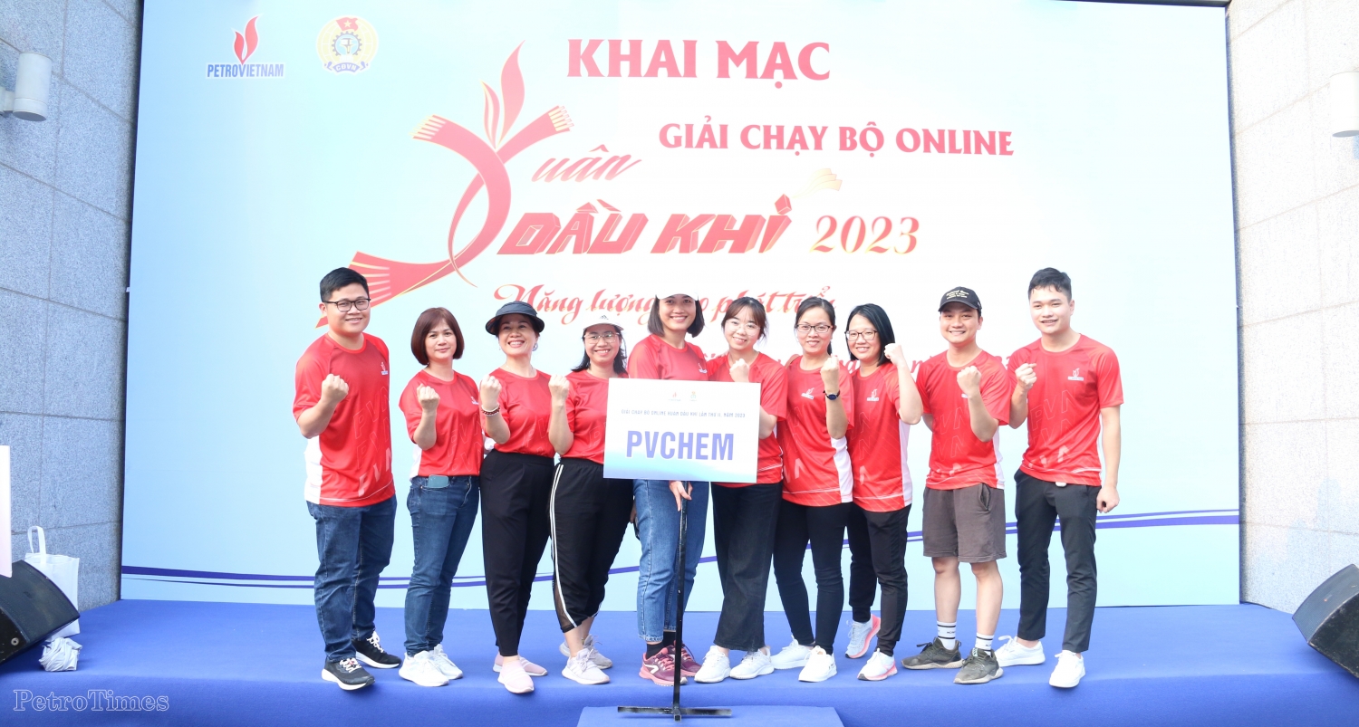 Công đoàn Dầu khí Việt Nam khai mạc giải Chạy bộ online Xuân Dầu khí lần thứ II năm 2023