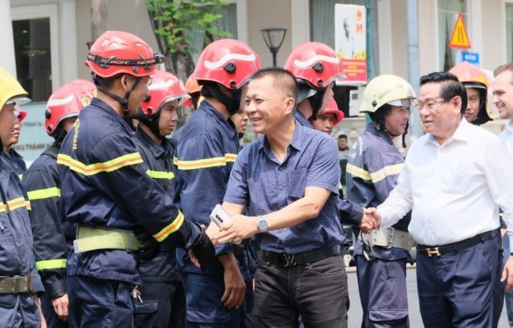 Diễn tập Phương án chữa cháy và cứu nạn, cứu hộ tại Toà nhà PetroVietnam năm 2023 Diễn tập phương án chữa cháy và cứu nạn, cứu hộ tại Tòa nhà Petrovietnam năm 2023