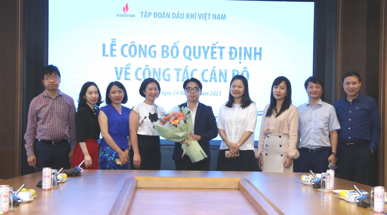 Petrovietnam bổ nhiệm Phó Trưởng ban Thương mại Dịch vụ Tập đoàn Petrovietnam bổ nhiệm Phó Trưởng ban Thương mại Dịch vụ Tập đoàn