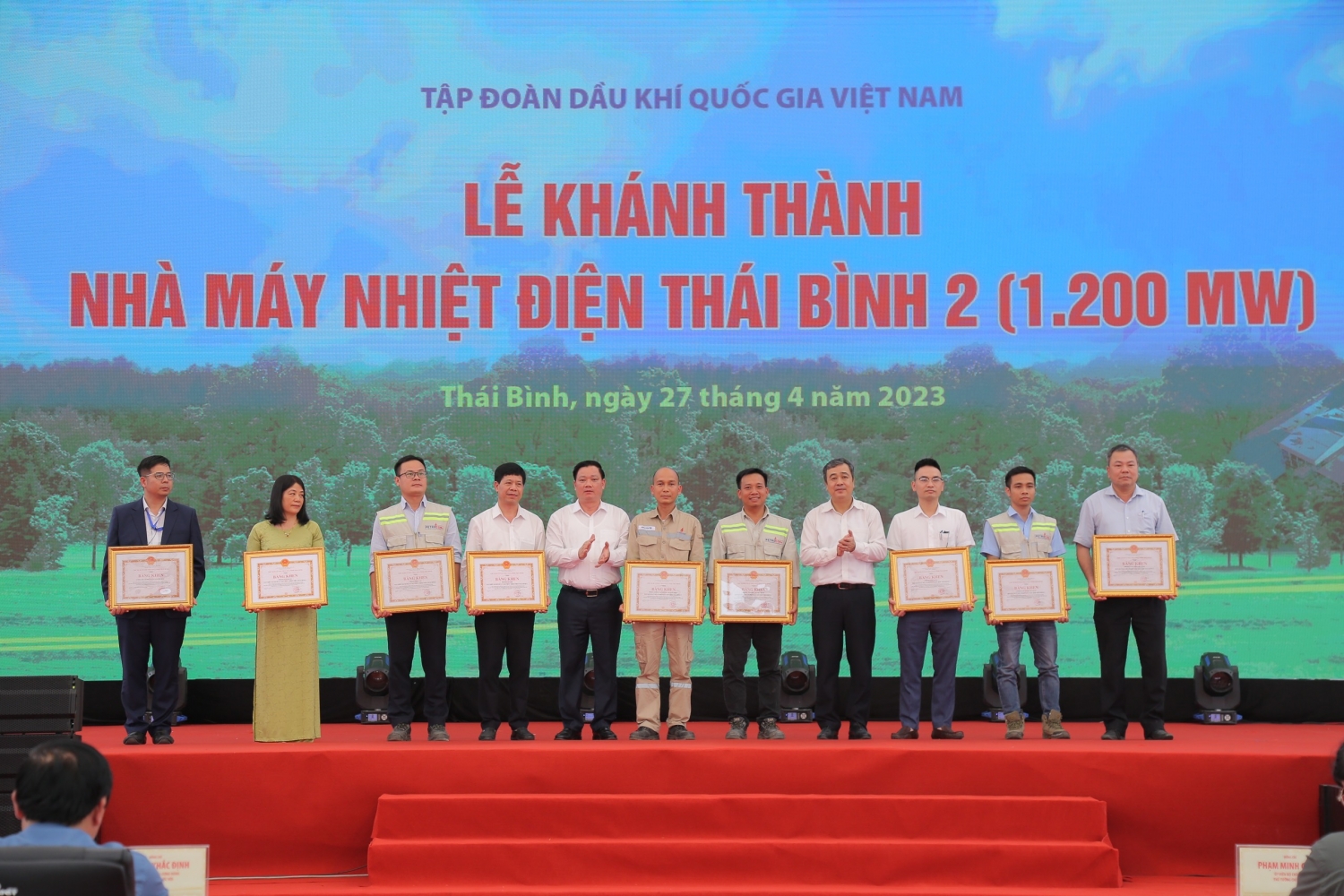 Thủ tướng Phạm Minh Chính dự Lễ khánh thành NMNĐ Thái Bình 2