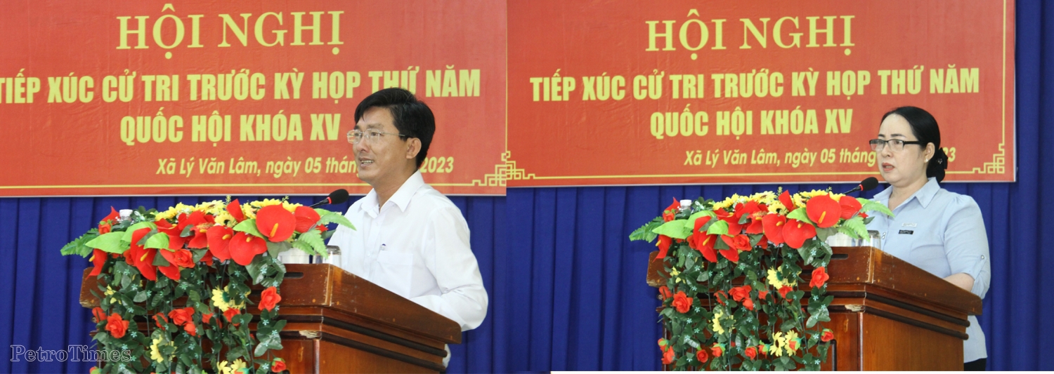 Đồng chí Lê Mạnh Hùng tiếp xúc cử tri xã Lý Văn Lâm trước Kỳ họp thứ 5, Quốc hội khóa XV Đồng chí Lê Mạnh Hùng tiếp xúc cử tri xã Lý Văn Lâm trước Kỳ họp thứ 5, Quốc hội khóa XV