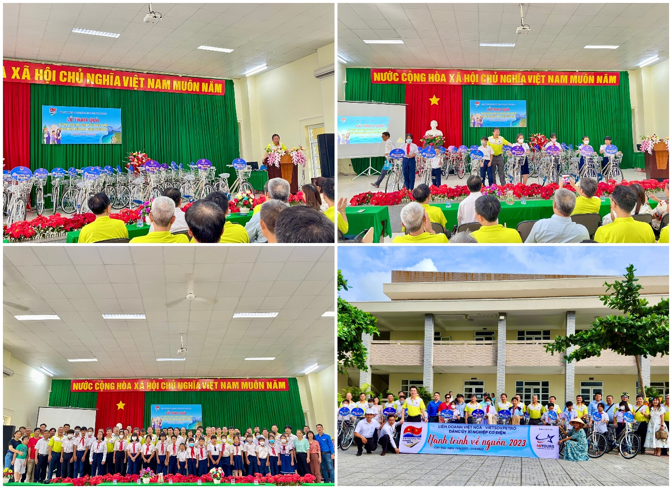 Lễ Trao tặng xe đạp cho học sinh có hoàn cảnh khó khăn hiếu học tại huyện Côn Đảo. Lễ Trao tặng xe đạp cho học sinh có hoàn cảnh khó khăn hiếu học tại huyện Côn Đảo.