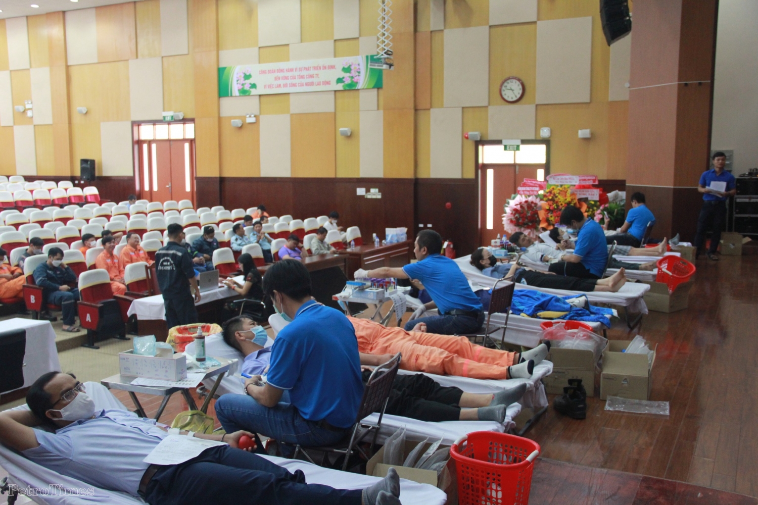 Hiến máu nhân đạo: Nét đẹp thiện nguyện của Đoàn Thanh niên Nhà máy Đạm Phú Mỹ Hiến máu nhân đạo: Nét đẹp thiện nguyện của Đoàn Thanh niên Nhà máy Đạm Phú Mỹ