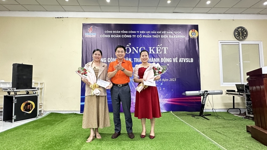 Thuỷ điện Đakđrinh tổng kết Tháng công nhân, Tháng hành động về an toàn, vệ sinh lao động 2023 Thuỷ điện Đakđrinh tổng kết Tháng công nhân, Tháng hành động về an toàn, vệ sinh lao động 2023
