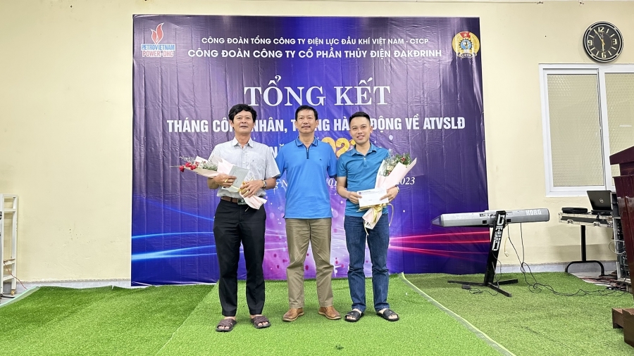 Thuỷ điện Đakđrinh tổng kết Tháng công nhân, Tháng hành động về an toàn, vệ sinh lao động 2023 Thuỷ điện Đakđrinh tổng kết Tháng công nhân, Tháng hành động về an toàn, vệ sinh lao động 2023