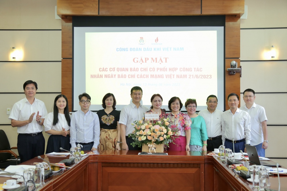 Công đoàn Dầu khí Việt Nam gặp mặt các cơ quan báo chí, truyền thông Công đoàn Dầu khí Việt Nam gặp mặt các cơ quan báo chí, truyền thông