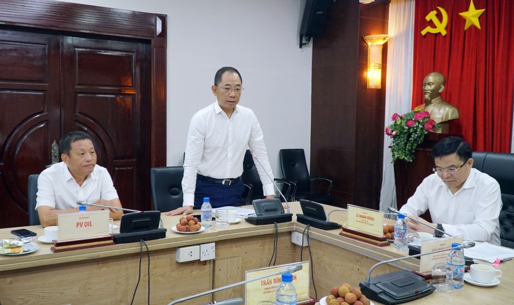 Chủ tịch HĐQT PVOIL Cao Hoài Dương báo cáo Chủ tịch HĐQT PVOIL Cao Hoài Dương báo cáo