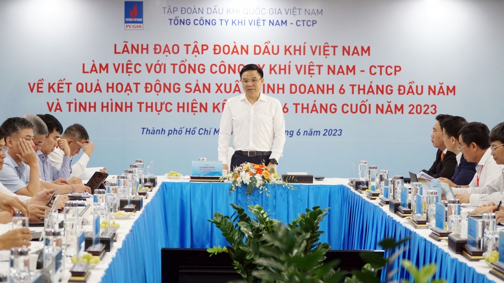 Tổng Giám đốc Petrovietnam Lê Mạnh Hùng phát biểu chỉ đạo Tổng Giám đốc Petrovietnam Lê Mạnh Hùng phát biểu chỉ đạo