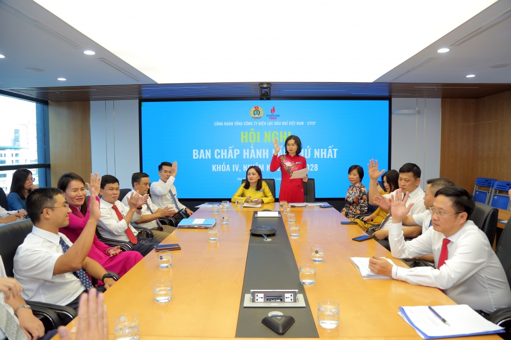 Phiên họp thứ Nhất BCH Công đoàn TCT khóa IV, nhiệm kỳ 2023-2028