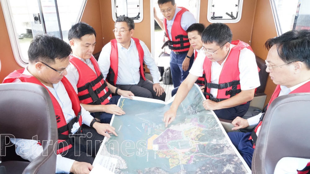 Lãnh đạo Petrovietnam thăm Tổ hợp Lọc hóa dầu Long Sơn và khảo sát khu vực dự kiến đầu tư dự án tại Long Sơn