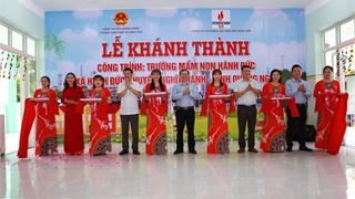 Khánh thành Trường Mầm non Hành Đức do BSR tài trợ
