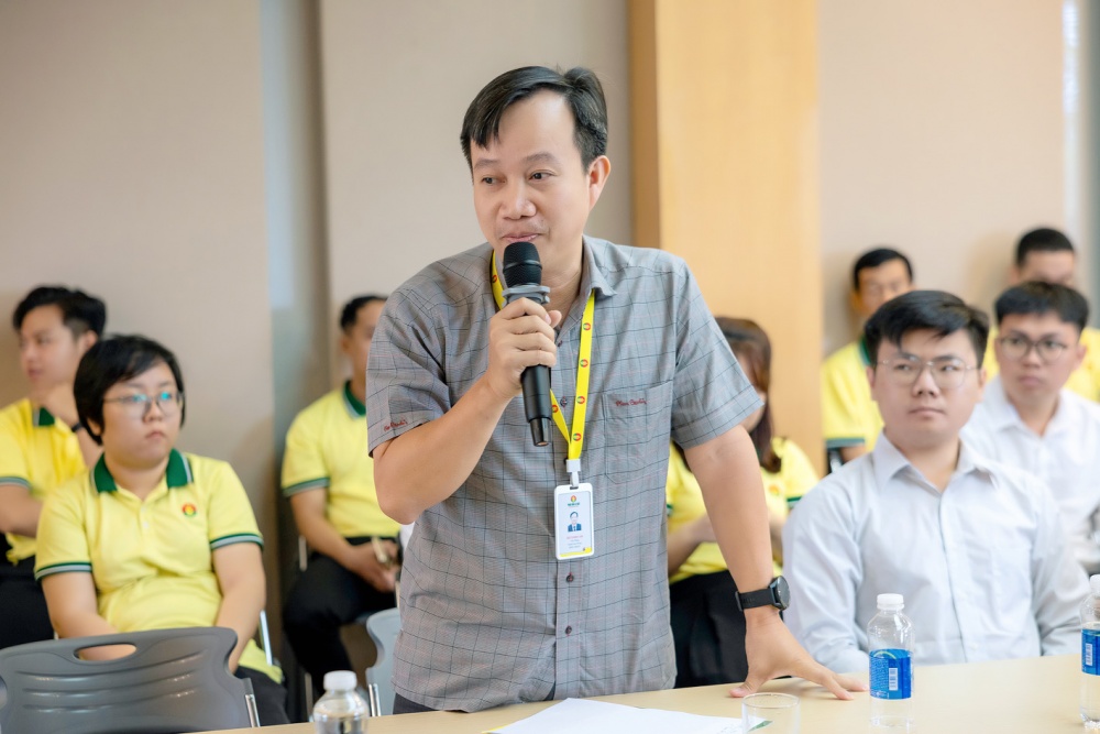 Đối thoại giữa Tổng Giám đốc và người lao động làm việc tại PVCFC Đối thoại giữa Tổng Giám đốc và người lao động mới làm việc tại PVCFC