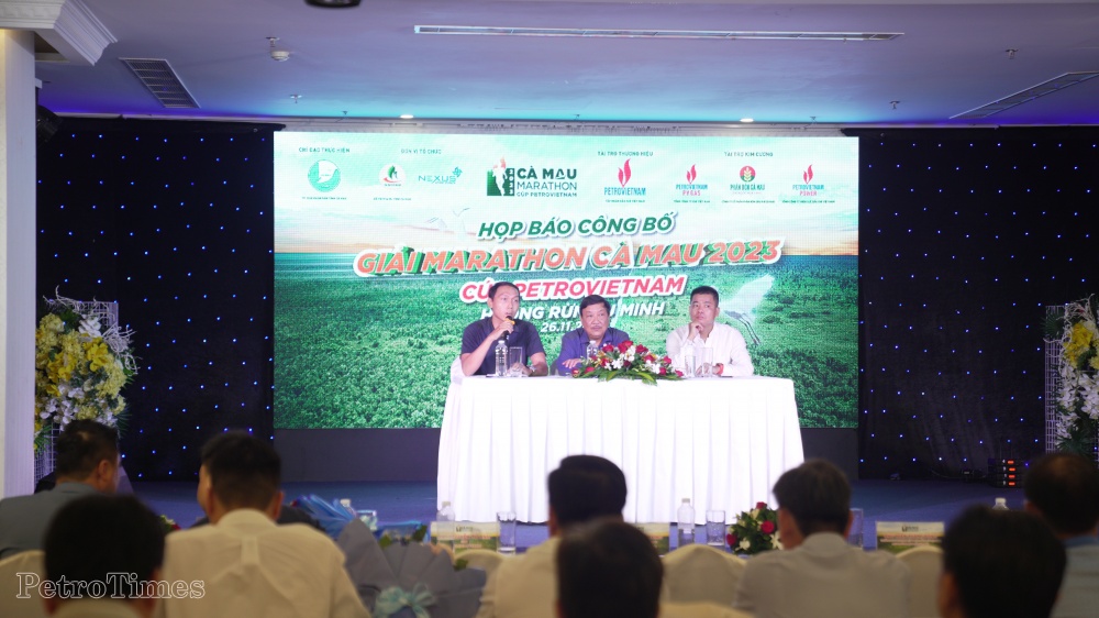 Họp báo công bố Giải Marathon - Cà Mau 2023 Cúp Petrovietnam