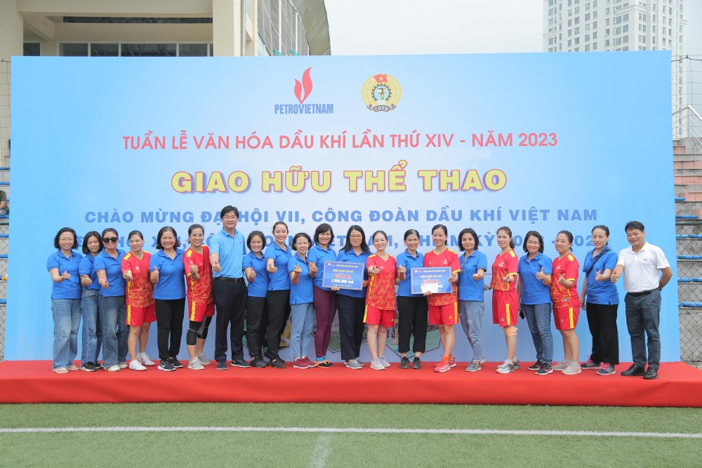Sôi nổi giải giao hữu thể thao hưởng ứng Tuần lễ Văn hóa Dầu khí lần thứ XIV Sôi nổi giải giao hữu thể thao hưởng ứng Tuần lễ Văn hóa Dầu khí lần thứ XIV