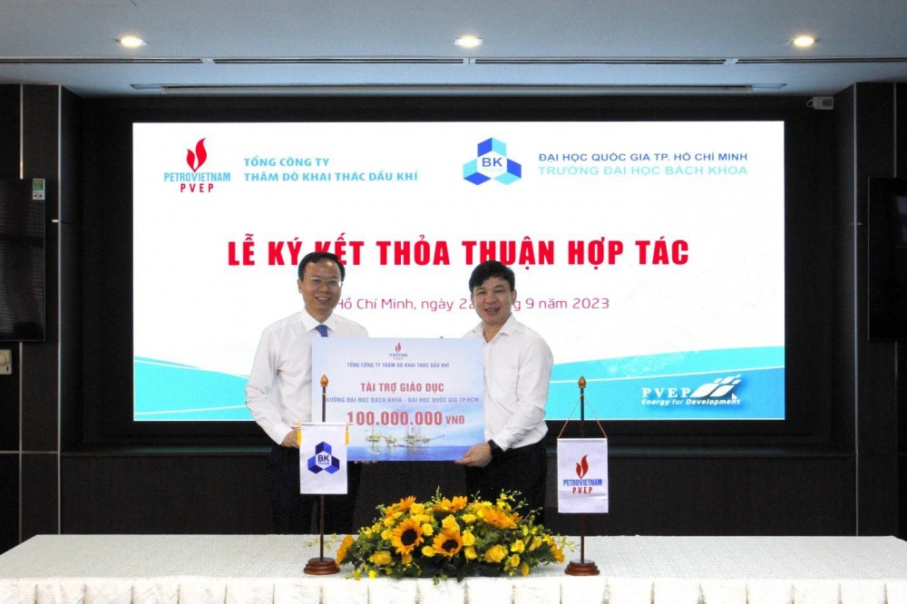 PVEP ký thỏa thuận hợp tác với Trường Đại học Bách Khoa - Đại học Quốc gia TP HCM PVEP ký thỏa thuận hợp tác với Trường Đại học Bách Khoa - Đại học Quốc gia TP HCM