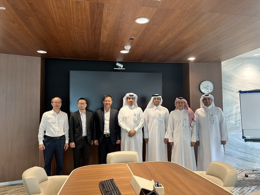 Ban lãnh đạo POS gặp gỡ với khách hàng Qatar Energy Ban lãnh đạo POS gặp gỡ với khách hàng Qatar Energy