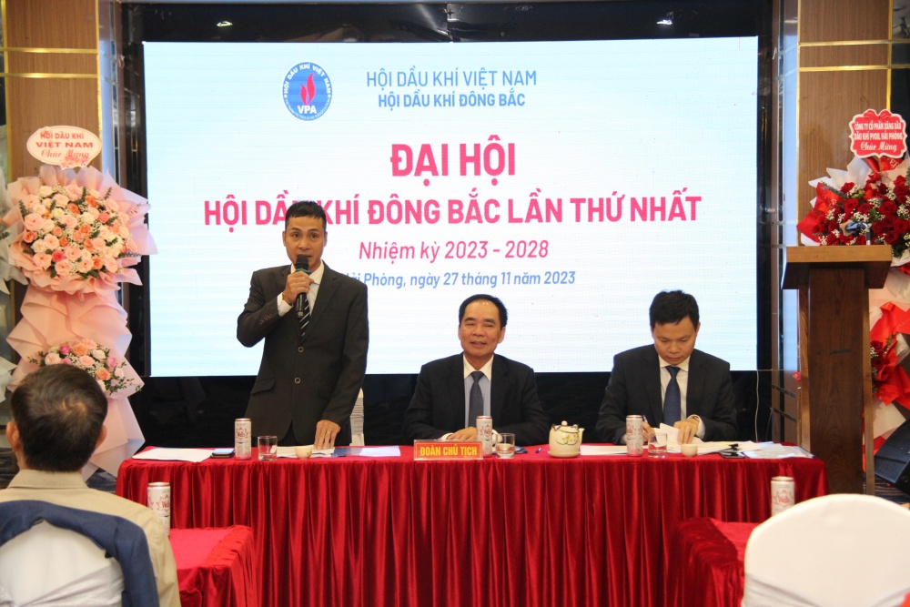 Hội Dầu khí Đông Bắc tổ chức thành công Đại hội lần thứ nhất, nhiệm kỳ 2023-2028 Hội Dầu khí Đông Bắc tổ chức thành công Đại hội lần thứ nhất, nhiệm kỳ 2023-2028