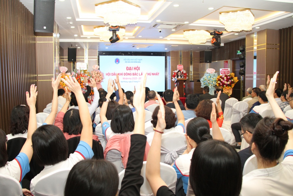 Hội Dầu khí Đông Bắc tổ chức thành công Đại hội lần thứ nhất, nhiệm kỳ 2023-2028 Hội Dầu khí Đông Bắc tổ chức thành công Đại hội lần thứ nhất, nhiệm kỳ 2023-2028