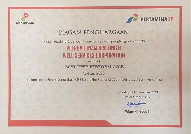 PV Drilling được trao thầu cung cấp giàn khoan tự nâng cho PHE ONWJ tại Indonesia PV Drilling được trao thầu cung cấp giàn khoan tự nâng cho PHE ONWJ tại Indonesia