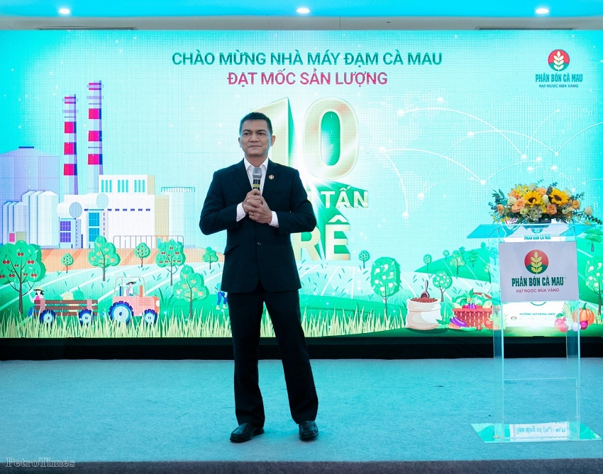 Nhà máy Đạm Cà Mau cán mốc sản xuất 10 triệu tấn urê Nhà máy Đạm Cà Mau cán mốc sản lượng 10 triệu tấn urê