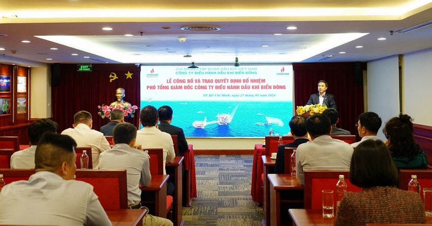 Công bố quyết định bổ nhiệm Phó Tổng Giám đốc BIENDONG POC Công bố quyết định bổ nhiệm Phó Tổng Giám đốc BIENDONG POC