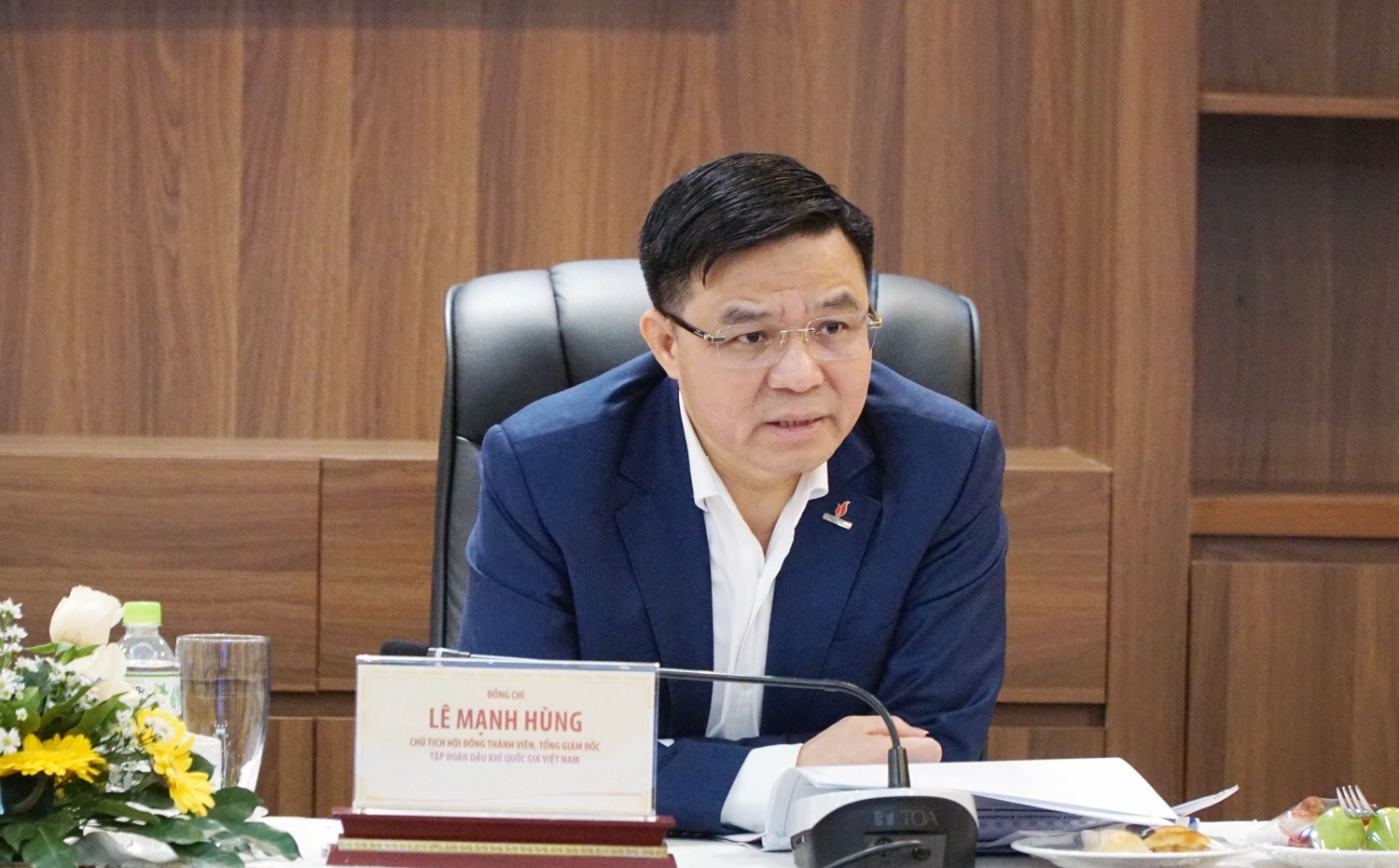 Chủ tịch HĐTV, Tổng Giám đốc Tập đoàn Dầu khí Việt Nam (Petrovietnam) Lê Mạnh Hùng Chủ tịch HĐTV, Tổng Giám đốc Tập đoàn Dầu khí Việt Nam (Petrovietnam) Lê Mạnh Hùng