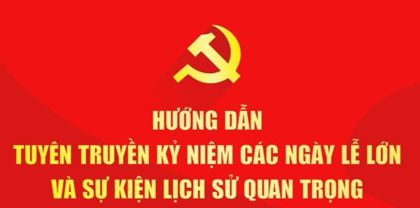 Hướng dẫn Tuyên truyền Mừng Đảng – Mừng Xuân  và kỷ niệm các ngày lễ lớn, sự kiện lịch sử quan trọng năm 2024”