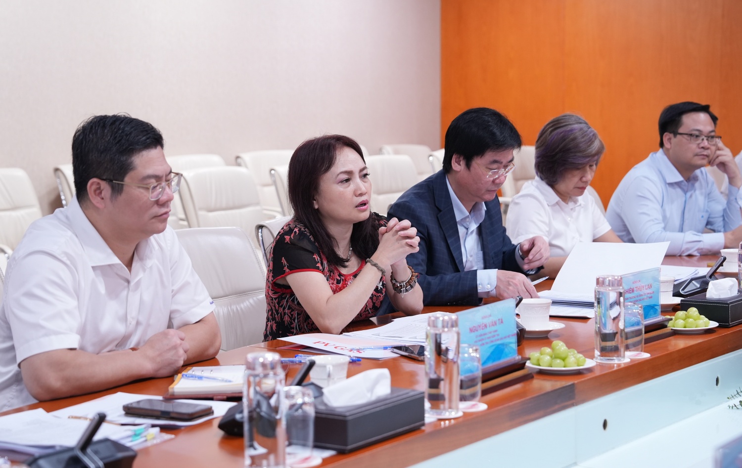 H3. Chủ tịch Công đoàn Dầu khí Việt Nam Nghiêm Thùy Lan phát biểu chỉ đạo tại buổi làm việc H3. Chủ tịch Công đoàn Dầu khí Việt Nam Nghiêm Thùy Lan phát biểu chỉ đạo tại buổi làm việc